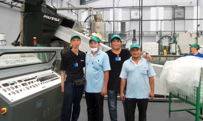 タイにて工場内リサイクルに利用されるPOLYSTAR